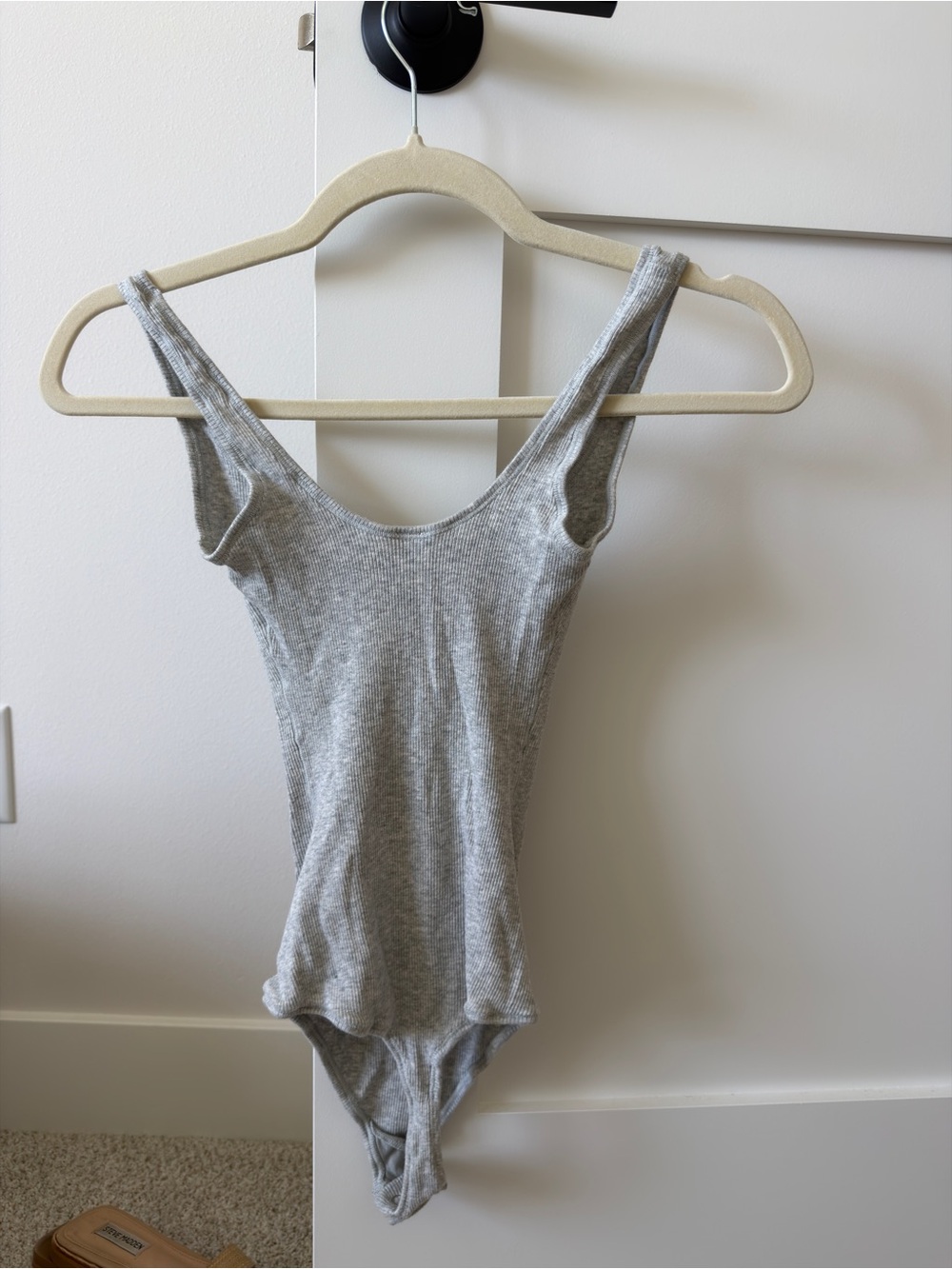 Stretch Cotton Rib Bodysuit - Picture 5 of 6